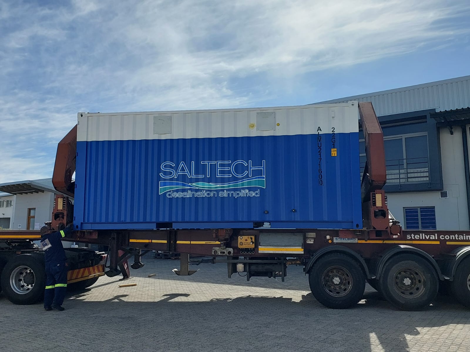 Saltech Desalination Systems Mobile Container